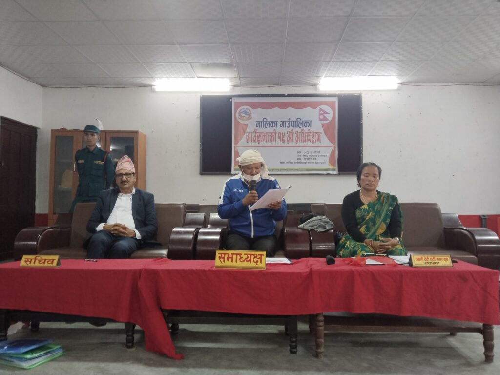 मालिका गाउँपालिकाको बजेट ४८ करोड ८६ लाख